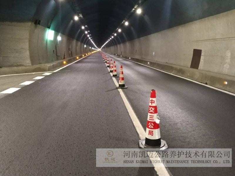 隧道微表处 案例│G354杭瑞高速铜仁段隧道微表处工程